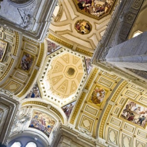 The ceiling of the Cathedral at Cagliari