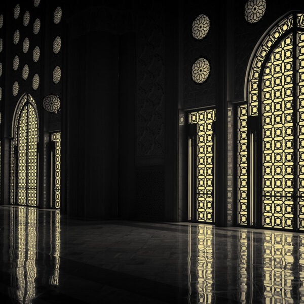 inside Mosque in Casablanca