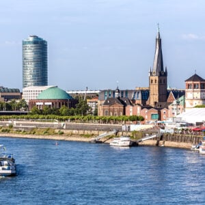 Vista panoramica di Dusseldorf