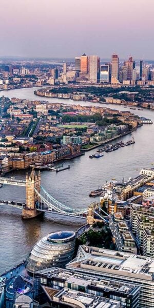 Panorama della città di Londra