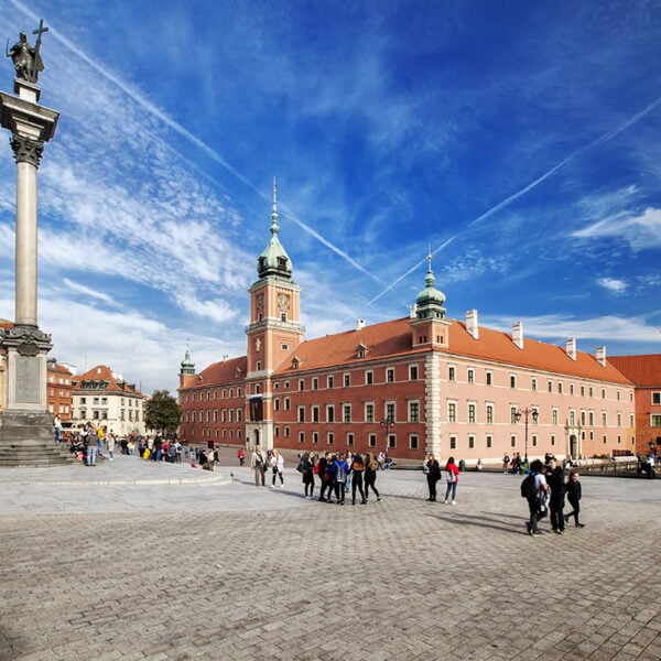 Vista del centro storico di Varsavia