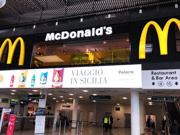 McDonald Catania airport