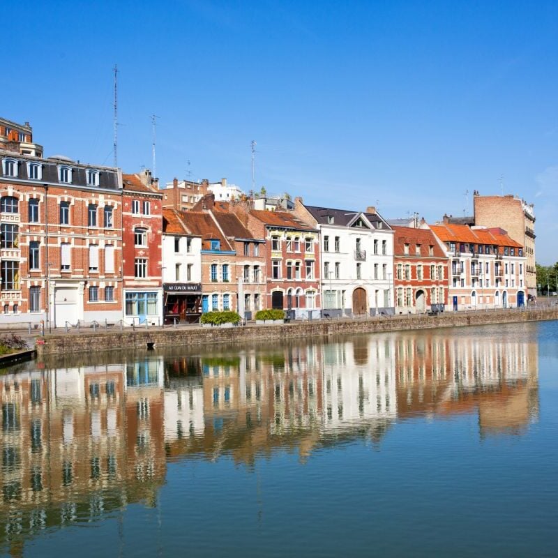 Vista della città di Lille